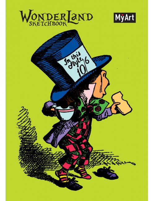 Скетчбук "Wonderland sketchbook.Шляпник" MyArt. Формат: 117х180х12 128стр, Проф-Пресс Скетчбук "Wonderland sketchbook.Шляпник" MyArt. Формат: 117х180х12 128стр, Проф-Пресс
