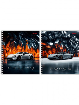 Тетрадь 96 клетка "Премиальные машины" гребень, Проф-Пресс/Т96-4884 (6/48)