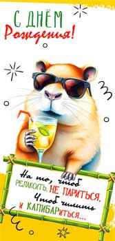 Конверт для денег "СДР! На то, чтоб релаксить…!", 90-1907 (10)