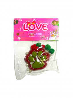 Сквиш-лапка "love", SK- 04 (72)