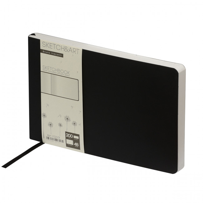 Cкетчбук А5 48л "Sketch&Art. Horizont", цвет гибкой обложки черный, BV/1-521/01 (20)