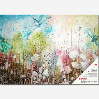 Бумага для акварели, А2, 10л (5)