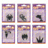 Наклейки для тела БОДИ-АРТ; 6,5 х 6,5 см; ассорти, 6 диз.,п/п с е/подвесом арт.FD060031