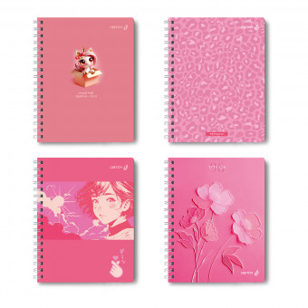 Тетрадь 96л клетка "Розовые сны" на гребне, Светоч/Т111_01185 (4)