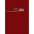 Книга учёта А4 120л клетка, переплёт 7БЦ, бордо, Проф-Пресс/120-3025 (10)