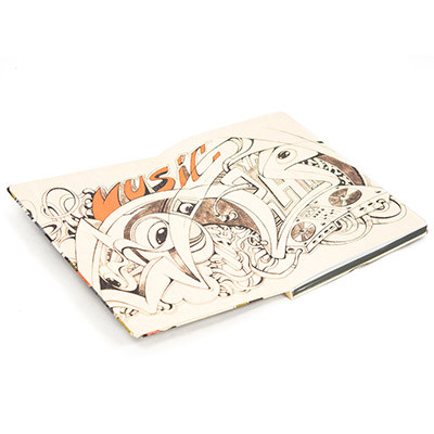 Записная книжка в клетку «Граффити» 15,5*21, клетка Записная книжка в клетку «Граффити» 15,5*21, клетка