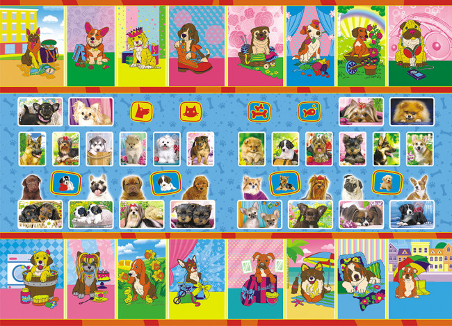 Раскраска с наклейками (А5) РНМ-510 Раскраска с наклейками (А5) РНМ-510