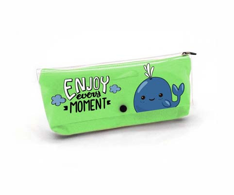 Пенал BY-505 "Кит" салатовый с прозрачным силиконовым клапаном на кнопке (1/1/2) Пенал BY-505 "Кит" салатовый с прозрачным силиконовым клапаном на кнопке (1/1/2)