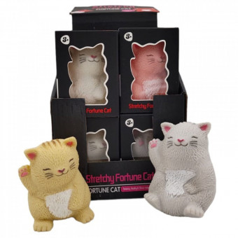 Игрушка-тянучка антистресс "Удачливый кот", VIKEY/XY002 (12)