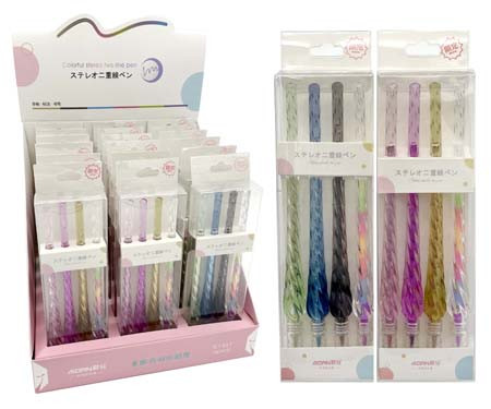 Набор ручек гелевых, 0.7мм 4цв CE-494 Z-1261 3 аутлайнера+разноцветная "Витая". Intelligent  (1/18/576) Набор ручек гелевых, 0.7мм 4цв CE-494 Z-1261 3 аутлайнера+разноцветная "Витая". Intelligent  (1/18/576)