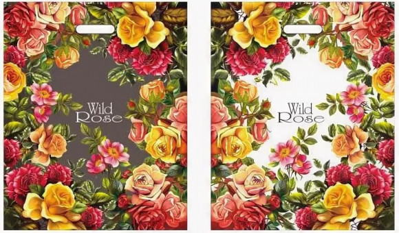 Пакет ПВД (40*50) 80 мкм "Дикая роза" Пакет ПВД (40*50) 80 мкм "Дикая роза"