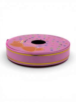 Лента 1,6см*6м декоративная, ярко-розовая, Магистр/MAG1,6*6-1132