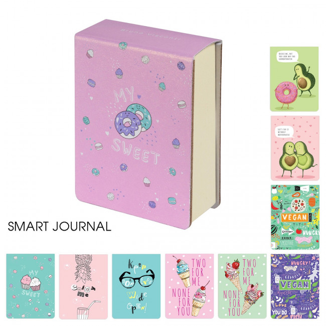 Блокнот А7 250л "Smart Journal", 10 видов ассорти, BV/3-558/02 (40) Блокнот А7 250л "Smart Journal", 10 видов ассорти, BV/3-558/02 (40)
