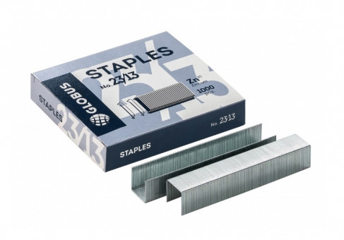 Скобы для степлера №23/13 1000шт, Globus/13-1000