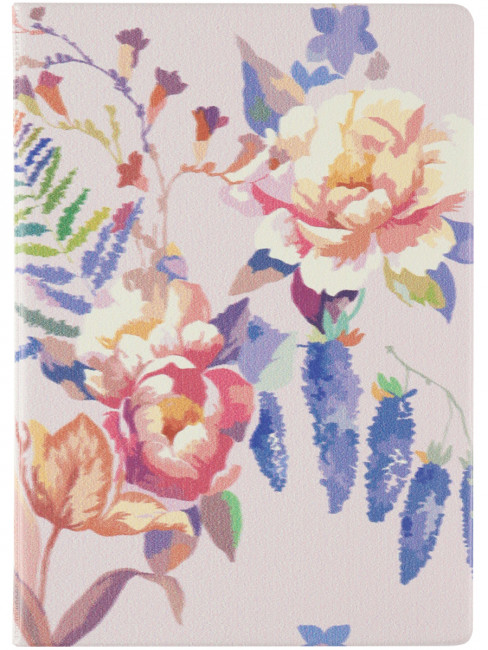 Обложка на паспорт  "Нежные цветы" ПВХ slim ОП-0421