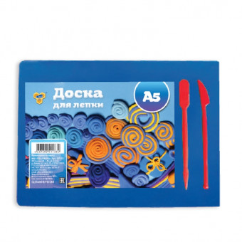 Доска А5 для лепки, цветная  + 2стека, Пчёлка/ДЛ-03 (90)