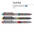 Ручка автоматическая 0,7мм синяя "FunClick. Псы на стиле", BV/20-0297/08 (27)