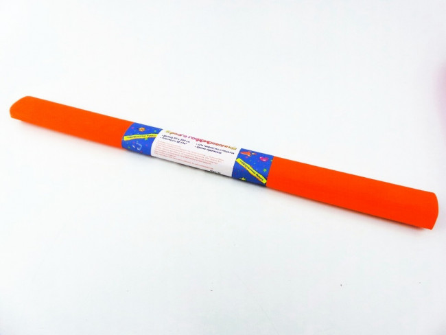 Бумага крепированная 50*250см, 32г/кв.м., красно-оранжевый Attomex 8040718