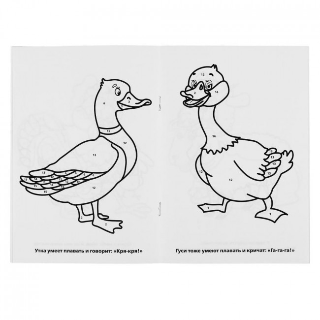 Раскраска по номерам «Домашние животные». Формат: 145х210мм 16стр, Умка Раскраска по номерам «Домашние животные». Формат: 145х210мм 16стр, Умка