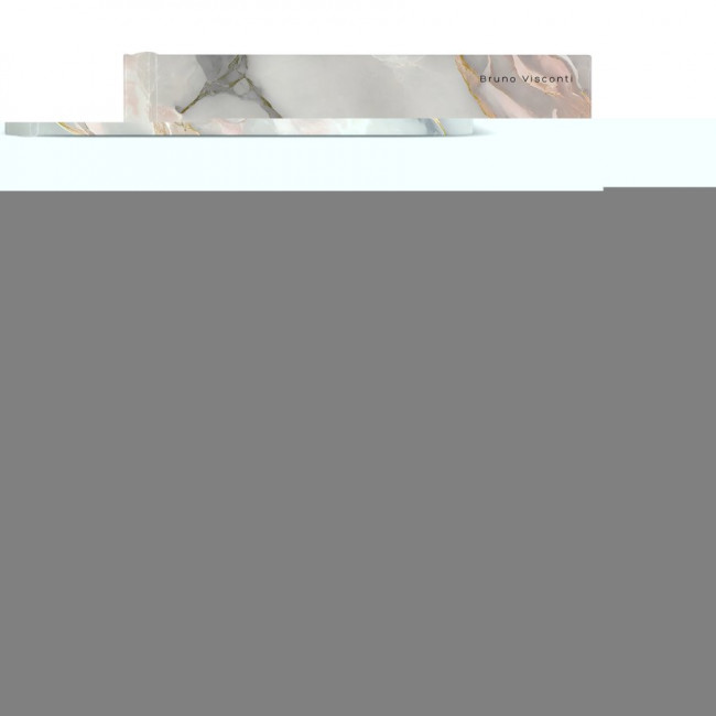 Тетрадь 80л  клетка "Carrara" на кольцах, со сменным блоком, BV/7-80-081/37 (16)