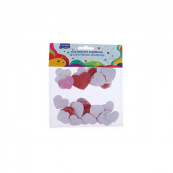 Декоративные элементы "Heart" из EVA на клеевом слое, Mazari/M-20117 (12) Декоративные элементы "Heart" из EVA на клеевом слое, Mazari/M-20117 (12)