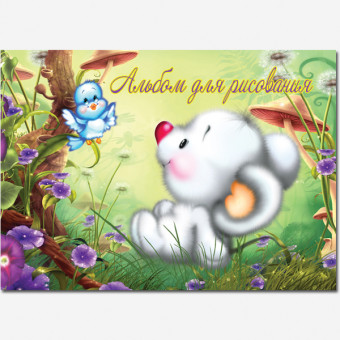 Альбом А5 40л "Мультяшки" склейка, Полином/19с9 (20) Альбом А5 40л "Мультяшки" склейка, Полином/19с9 (20)