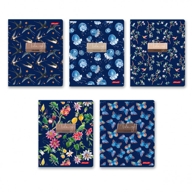 Тетрадь 80 клетка "Вальс цветов" скрепка, Светоч (5)