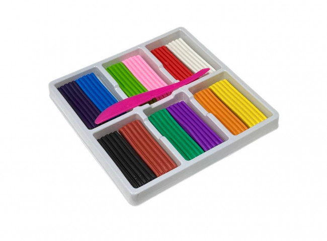 Пластилин классический  Магистр 12 цв., 240г  (96)