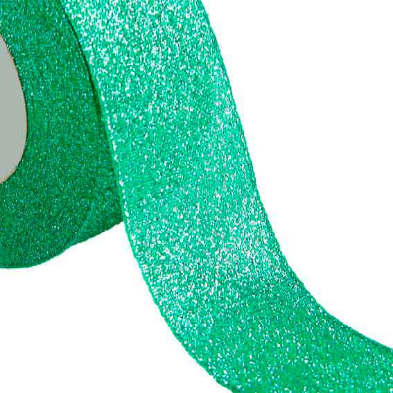 Лента декоративная металлизированная "deVENTE. Metallic" ширина 13 мм, длина 3 м, бумажная втулка, в пластиковом пакете с блистерным подвесом, изумрудная
