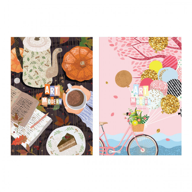 Бизнес-блокнот А5, 120л., BG "Art modern", матовая ламинация, BG