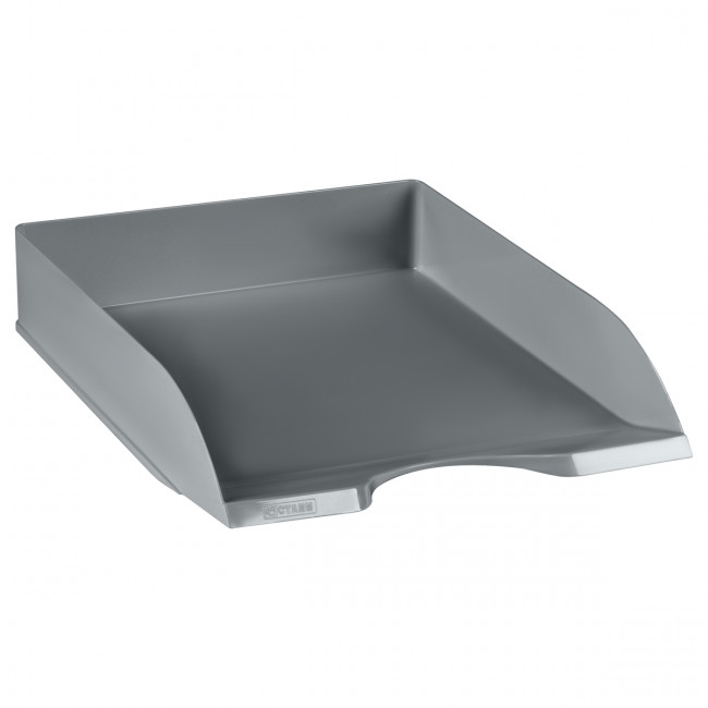 Лоток h 60мм для бумаг, горизонтальный "Дельта", серый, СТАММ/ЛТГ-30461 (6) Лоток h 60мм для бумаг, горизонтальный "Дельта", серый, СТАММ/ЛТГ-30461 (6)