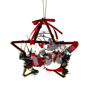 ПОДВЕСКА, КРИСТАЛЛ-КАНЦ «ЗВЕЗДА», 24Х24 СМ, ДЕРЕВО, E07095 ПОДВЕСКА, КРИСТАЛЛ-КАНЦ «ЗВЕЗДА», 24Х24 СМ, ДЕРЕВО, E07095