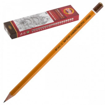 Карандаш KOH-I-NOOR 1500 3H заточенный (12) Карандаш KOH-I-NOOR 1500 3H заточенный (12)