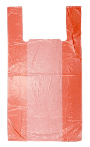 Пакет ПНД майка 24*43 "Розовая/Зелёная"