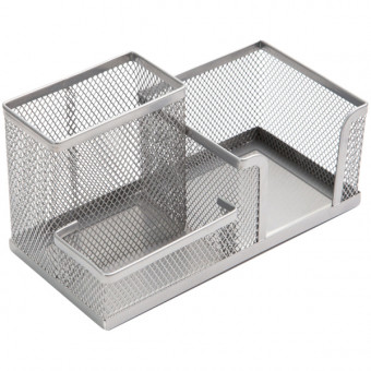 Подставка для канц.пренадлежностей, металлическая, 3 ячейки, Asmar/AR-9058