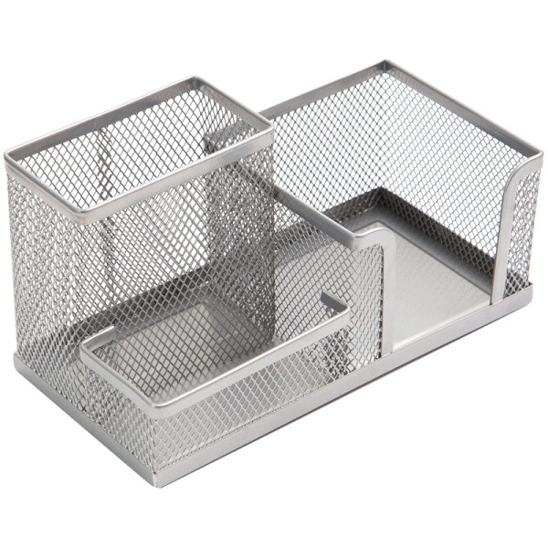 Подставка для канц.пренадлежностей, металлическая, 3 ячейки, Asmar/AR-9058