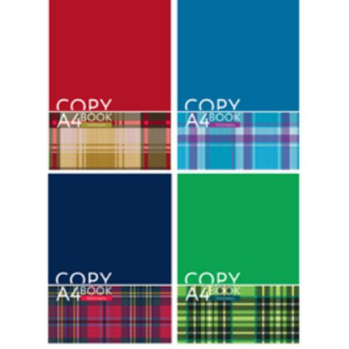 Тетрадь для записей со сменным блоком 160 л. А4 "Scottish color" (ассорти) инд.уп-ка