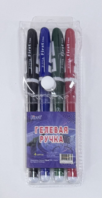 Набор гелевых ручек 4цв 4шт, F777-4 (36)