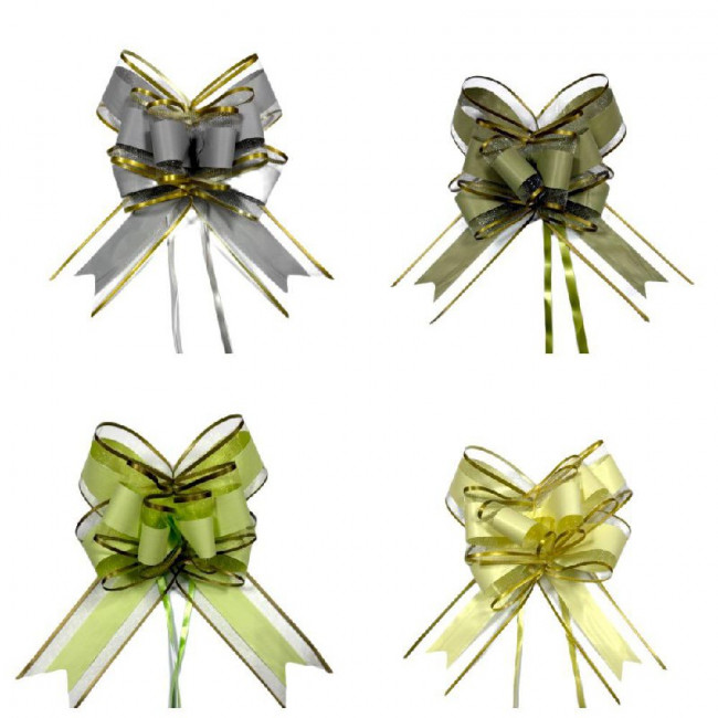 Бант подарочный 50мм*730мм, с золотой окантовкой, в пачке 10 штук одного цвета Магистр/MAG5*73-1115 (10) Бант подарочный 50мм*730мм, с золотой окантовкой, в пачке 10 штук одного цвета Магистр/MAG5*73-1115 (10)