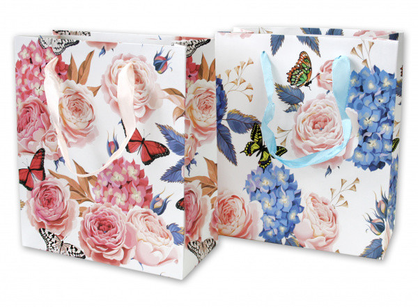 Пакет подарочный 18*21*8,5см "Цветы и бабочки", Asmar (12) Пакет подарочный 18*21*8,5см "Цветы и бабочки", Asmar (12)