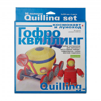 Набор для гофроквиллинга "Космонавт и луноход", BV/2-068/4 Набор для гофроквиллинга "Космонавт и луноход", BV/2-068/4