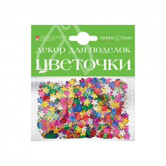 Декоративные элементы "Цветочки маленькие", 4 вида, №19, BV/2-397 Декоративные элементы "Цветочки маленькие", 4 вида, №19, BV/2-397