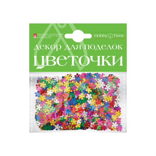 Декоративные элементы "Цветочки маленькие", 4 вида, №19, BV/2-397