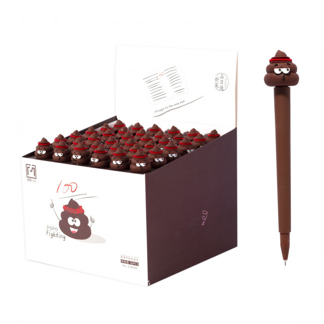 Ручка гелевая 0.5мм синяя "Шоколадный маффин", Alingar/AL8858 (36)