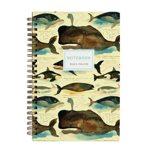 Тетрадь A5 60л линовка в точку, на гребне, "Киты". BV/7-60-203/04 (20) Тетрадь A5 60л линовка в точку, на гребне, "Киты". BV/7-60-203/04 (20)