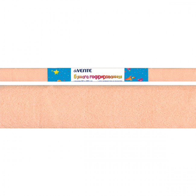 Бумага крепированная 50*250см, 32г/кв.м., кремовый deVENTE 8040801
