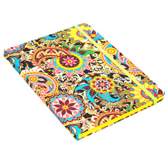 Записная книжка в клетку «Орнамент», 15,5*21, клетка