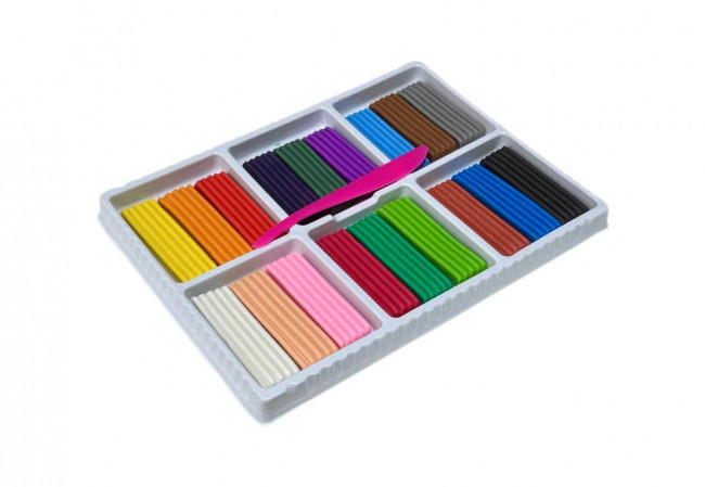 Пластилин классический  Магистр 18 цв., 360г. (72)