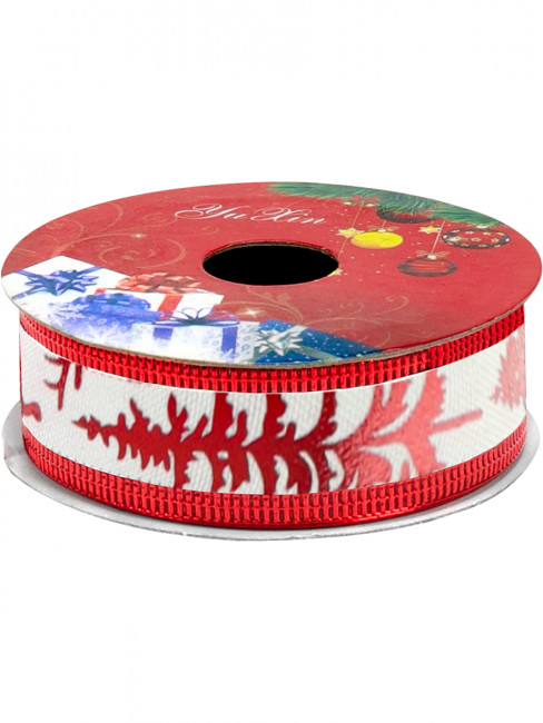 Лента 2.5*270 см новогодняя "Рождественские оленята" MILAND/ЛП-5339 Лента 2.5*270 см новогодняя "Рождественские оленята" MILAND/ЛП-5339