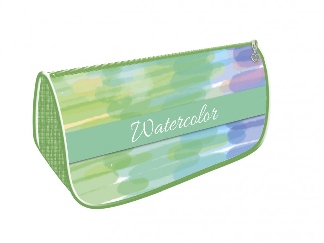 Пенал-косметичка 220/105/65 объемный, на молнии "Акварель 2023", Пчёлка/К-7 (12)